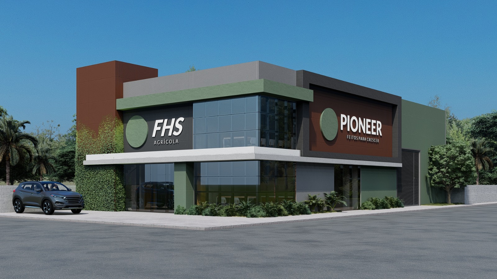 Plax Vision X - Projeto FHS Agrícola e Pioneer desenvolvido pelo Grupo Plax